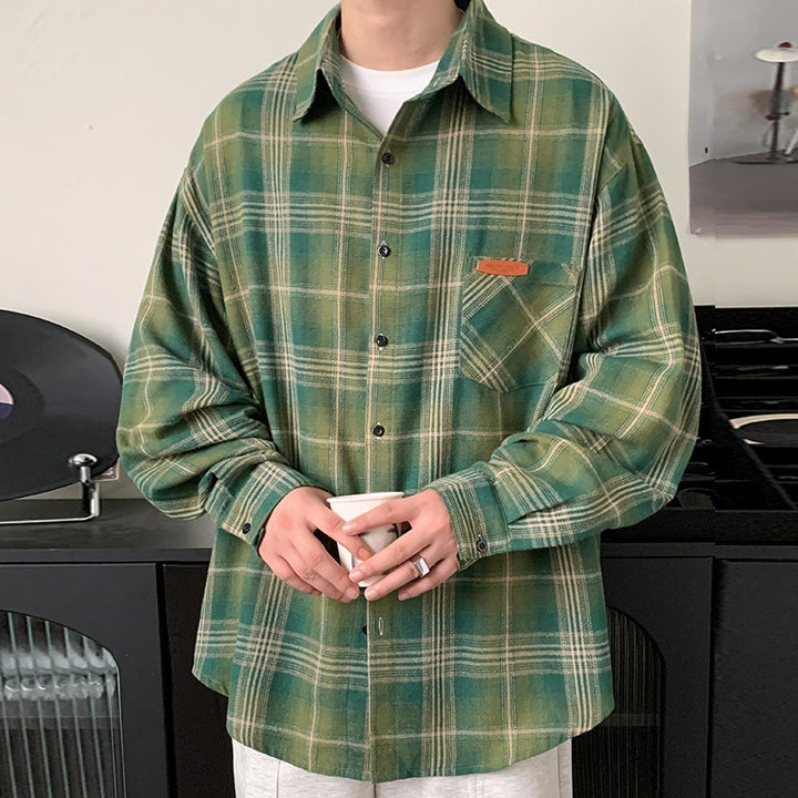 Herren Karierter Flanellhemd – Arvello