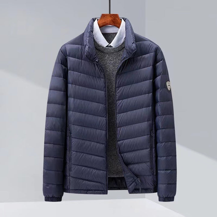 Herren Stepp-Übergangsjacke mit Stehkragen und Reißverschlusstaschen Echo Archiv