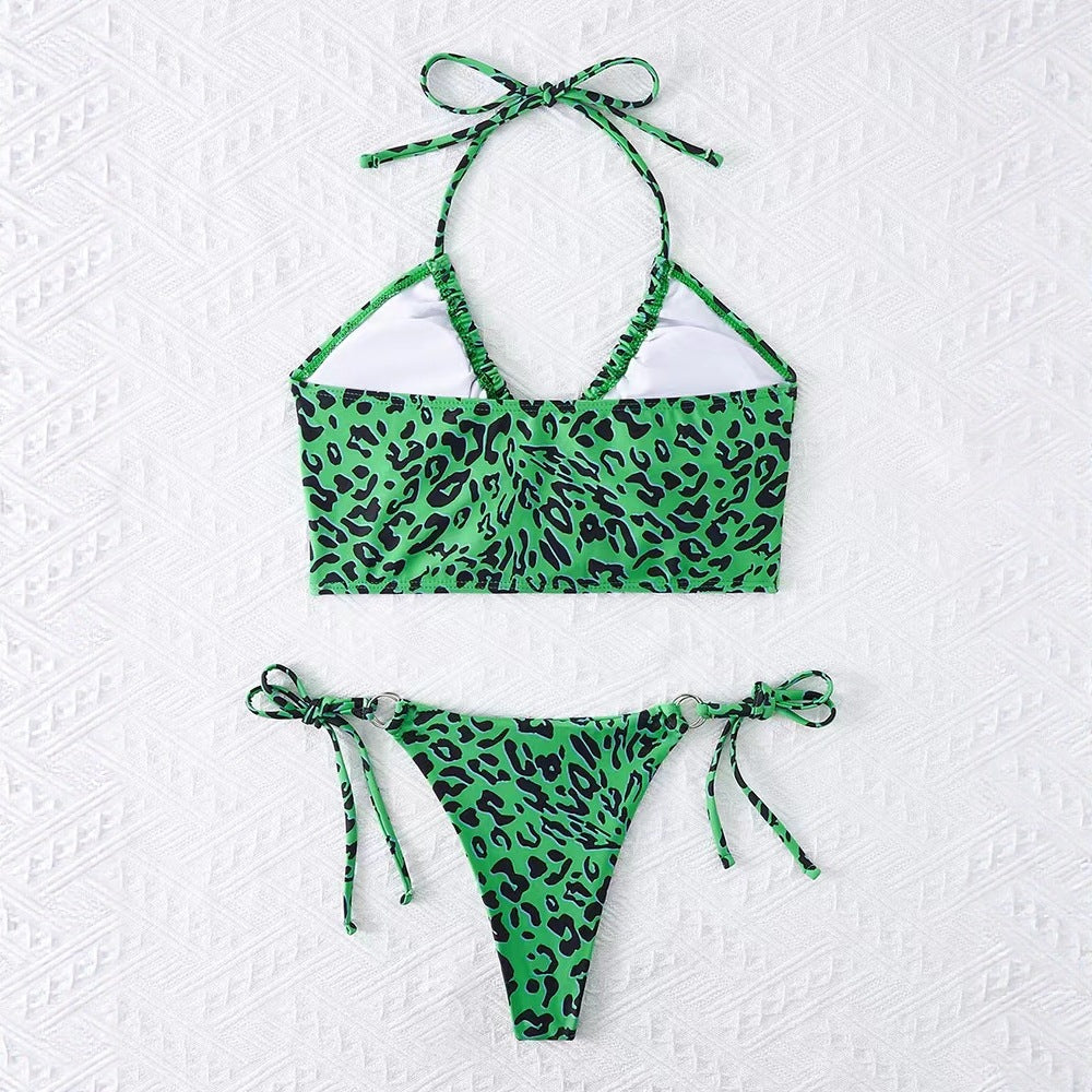 Damen Verspieltes Tiermuster Bikini-Set Echo Archiv