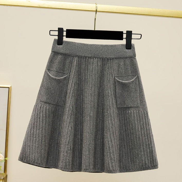 Damen Plissierter Rock mit praktischen Taschen Echo Archiv