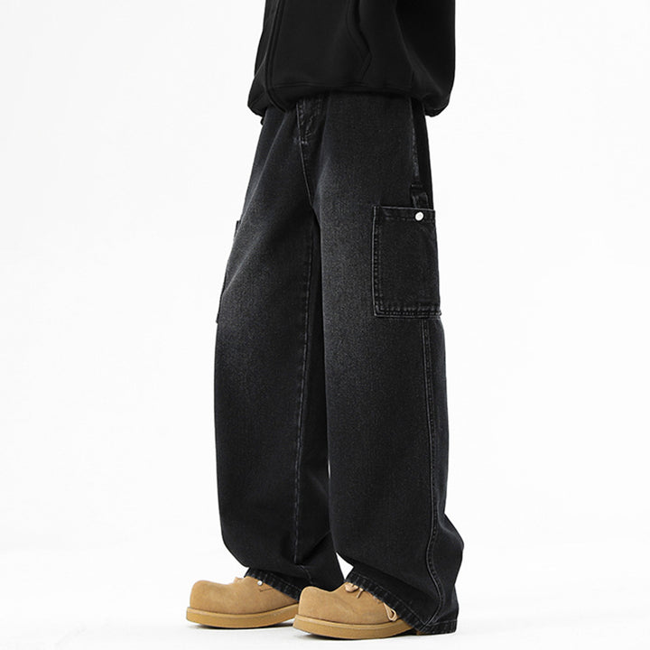 Herren Weit geschnittene Cargo-Jeans Echoarchiv