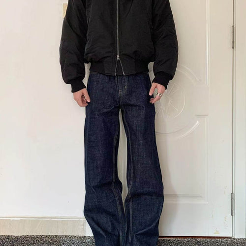 Damen Modische Weitgeschnittene Jeans Echo Archiv