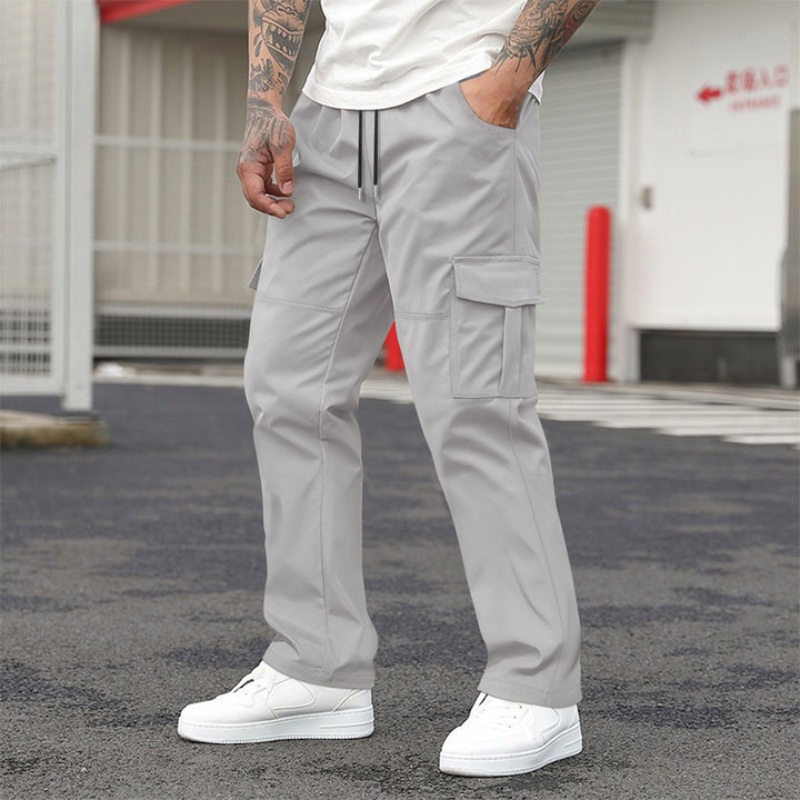 Herren Cargo-Hose mit praktischen Seitentaschen und elastischem Bund Echoarchiv