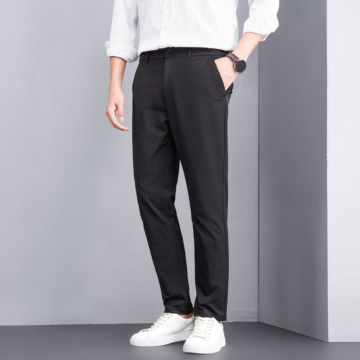 Herren schicke Slim-Fit Freizeithosen Echoarchiv