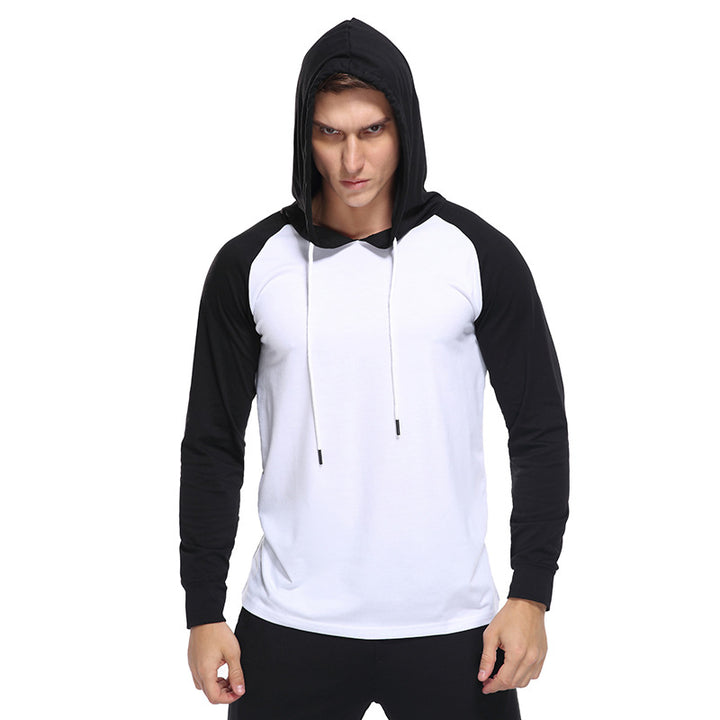 Herren Kapuzenpullover mit kontrastierenden Ärmeln Echoarchiv