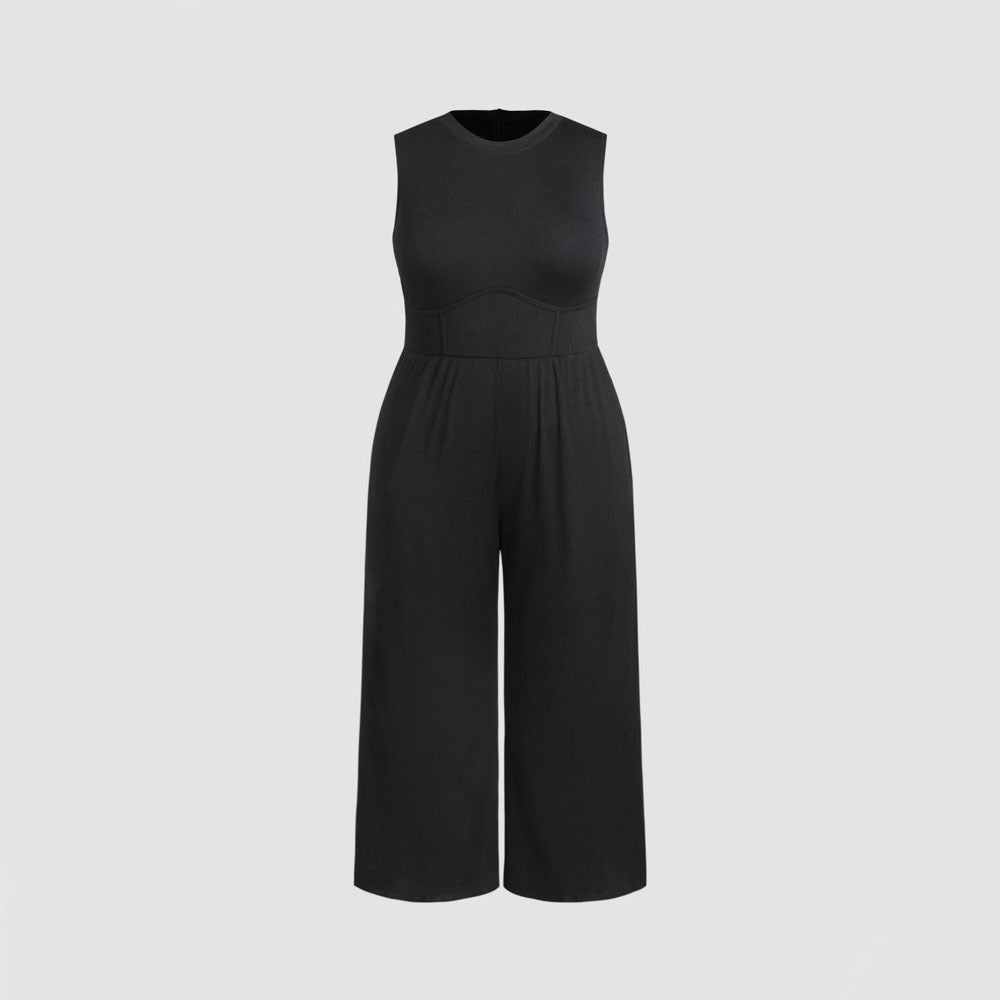 Damen Jumpsuit mit elegantem schulterfreiem Design und praktischen Seitentaschen Echo Archiv