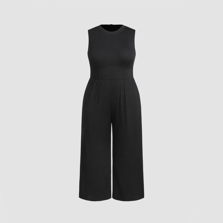 Damen Jumpsuit mit elegantem schulterfreiem Design und praktischen Seitentaschen Echo Archiv