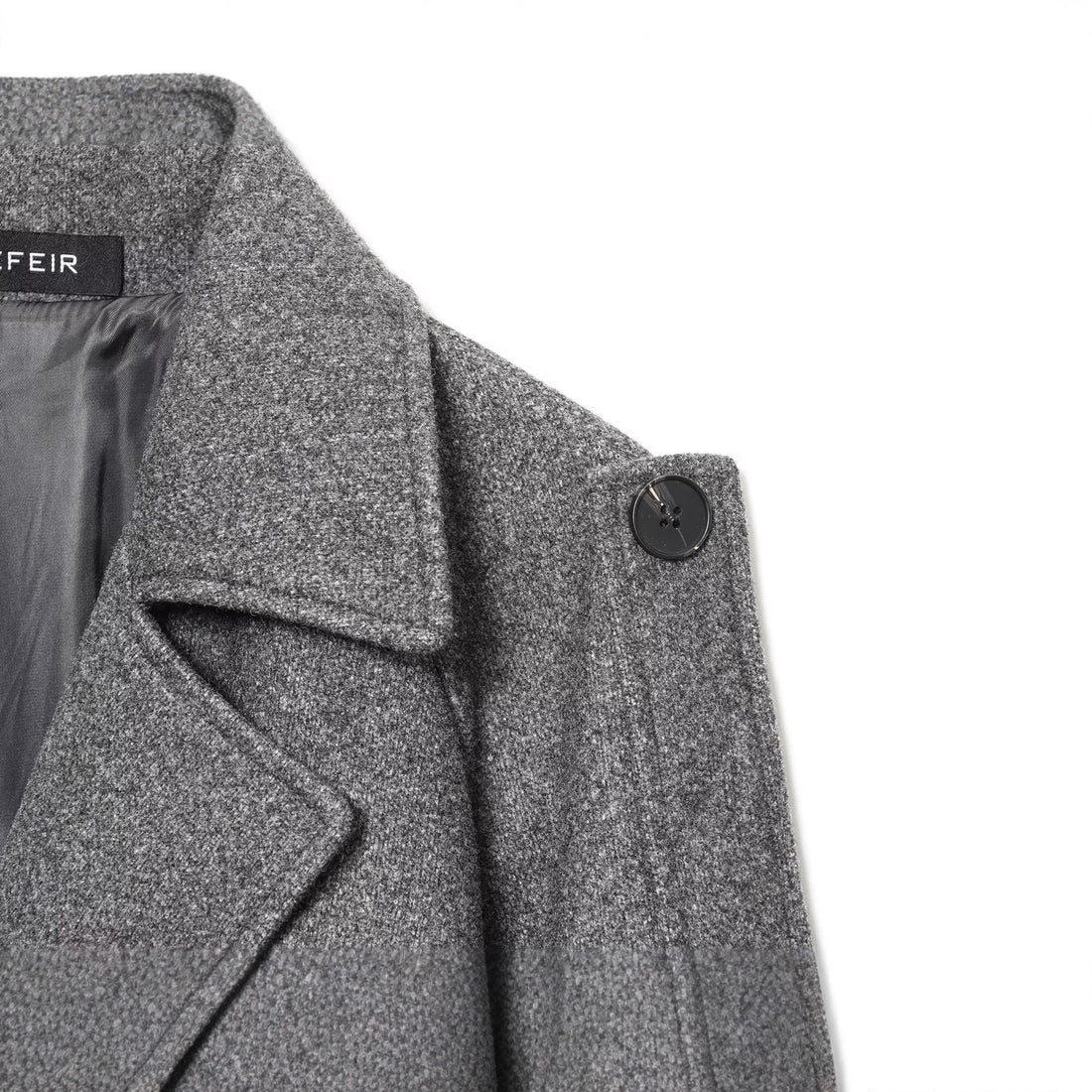 Damen Langer Woll-Trenchcoat mit Bindegürtel Echoarchiv