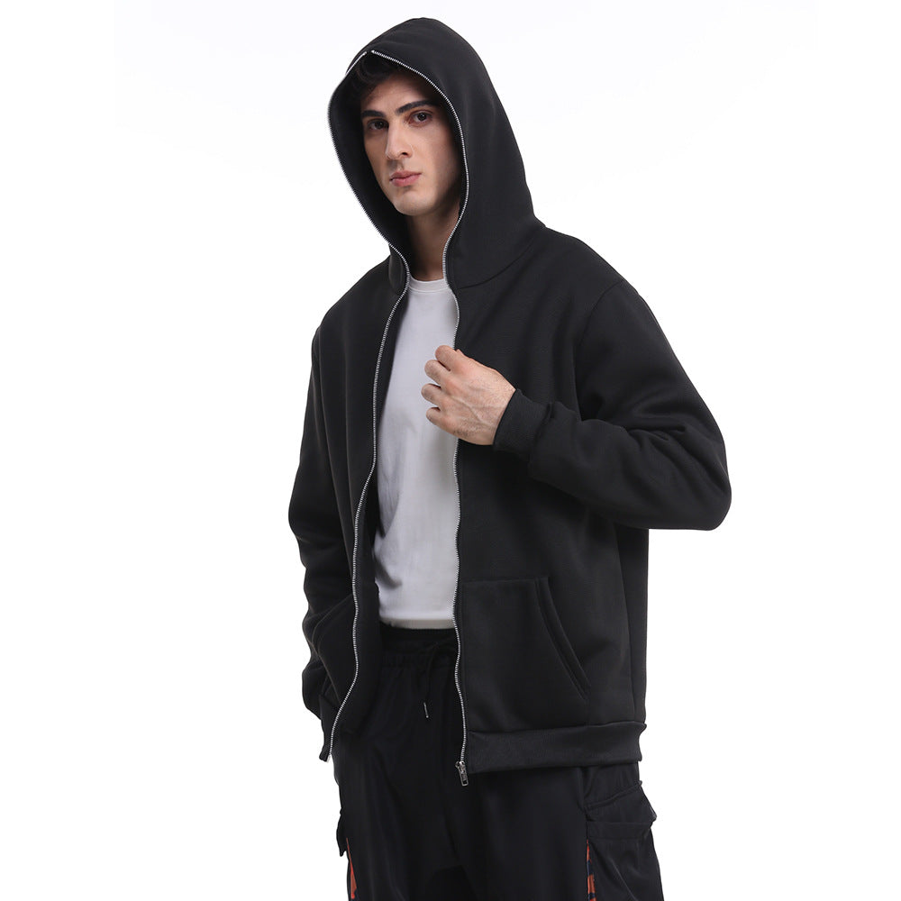 Unisex leichter Reißverschluss-Hoodie mit minimalistischer Nahtführung und ergonomischer Kapuze – Auréline
