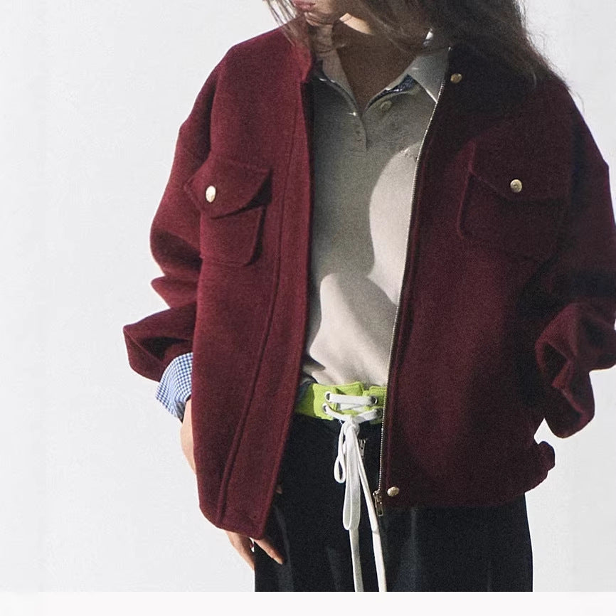 Damen Stylische Bomberjacke Echoarchiv