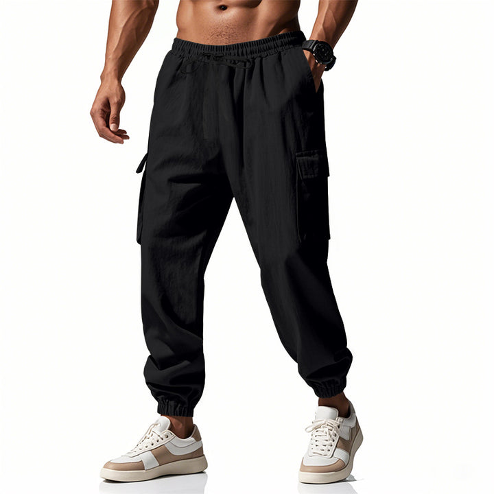 Herren Cargo-Jogginghose mit elastischem Bund und praktischen Taschen Echoarchiv