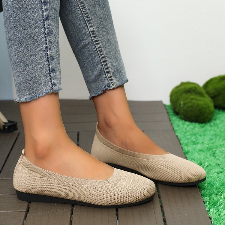Damen Bequeme Slip-On Ballerinas Echoarchiv