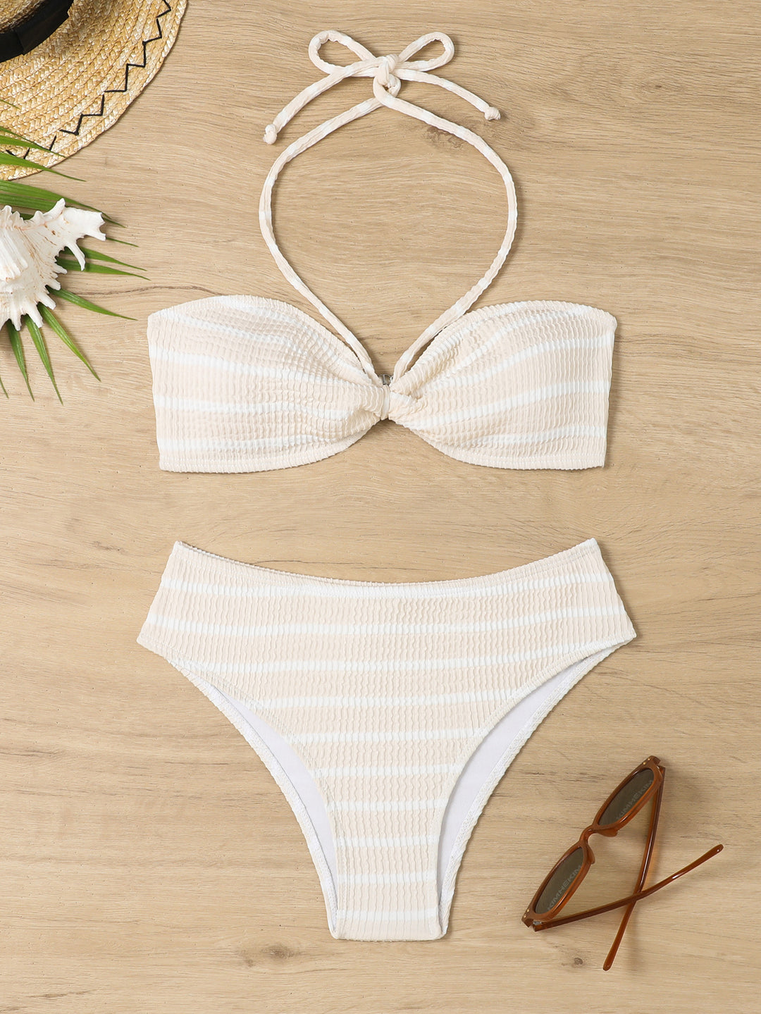 Damen Bandeau Bikini mit raffiniertem Knoten Echo Archiv