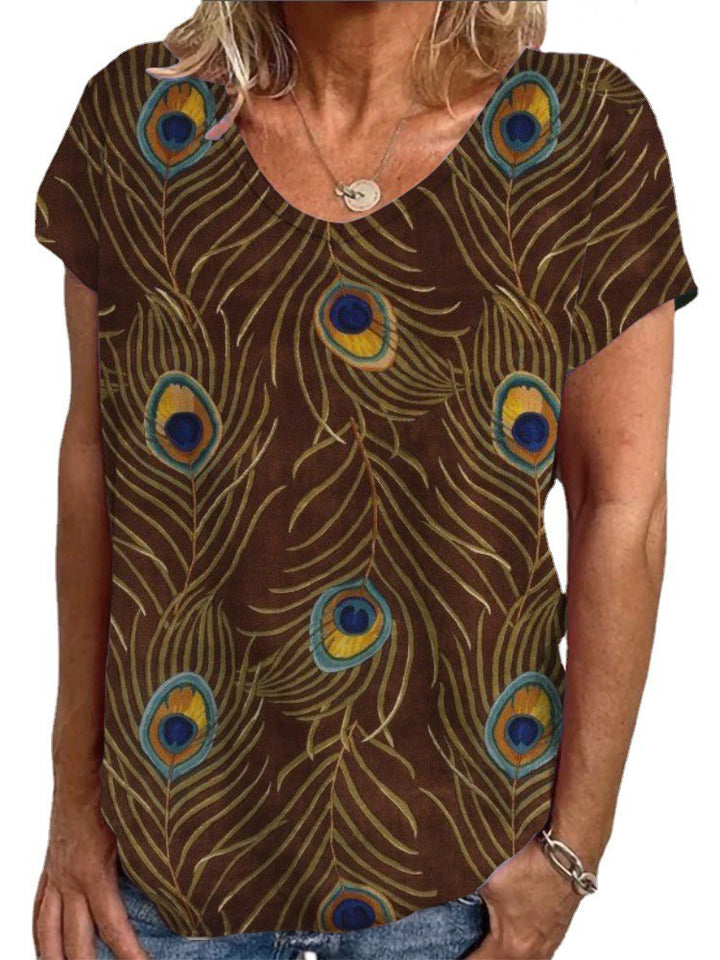 Damen T-Shirt mit einzigartigem Mandala-Design Echo Archiv