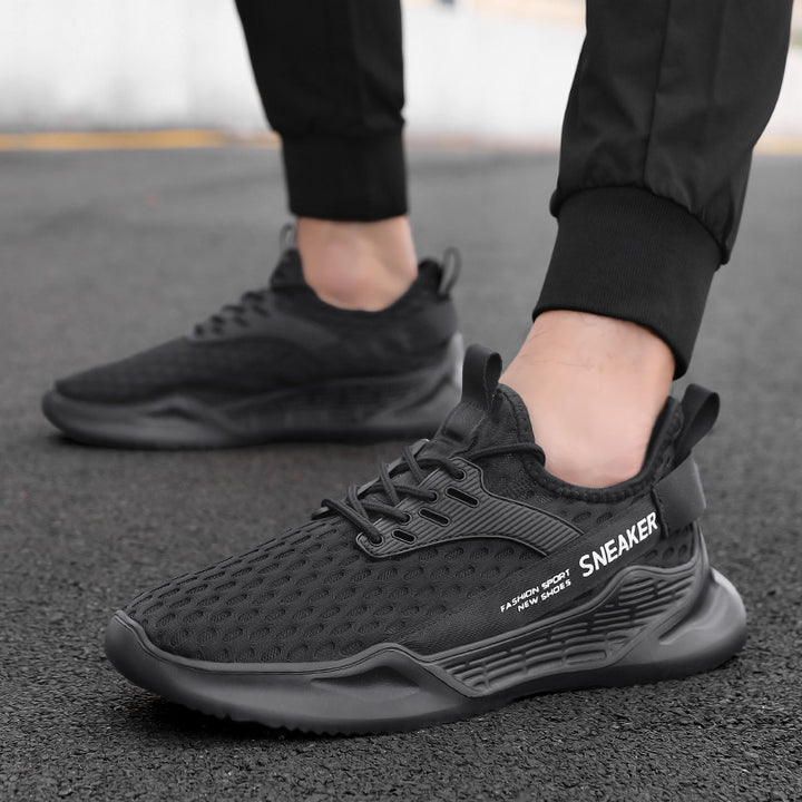 Unisex nan atmungsaktiver Stricksportschuh mit wabenstruktur, sockenähnlichem Schaft und gedämpfter Leichtschaum-Zwischensohle Echo Archiv