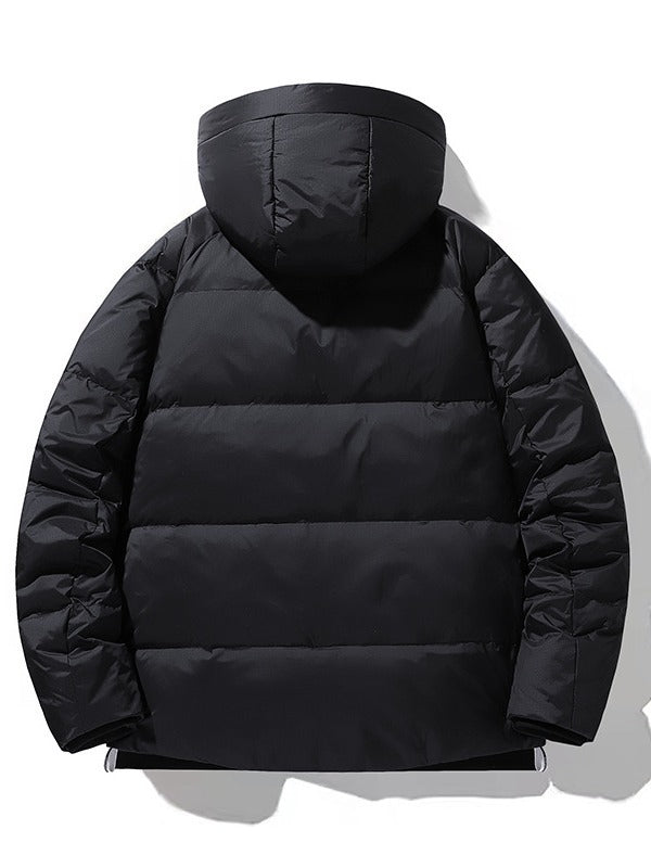 Herren Wattierte Stepp-Winterjacke mit Kapuze und winddichter Isolierung Echo Archiv