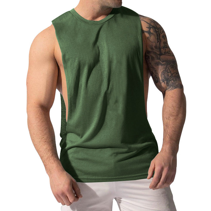 Herren nan Muskelshirt mit extra tiefen Armöffnungen und atmungsaktivem Baumwollmix Echo Archiv