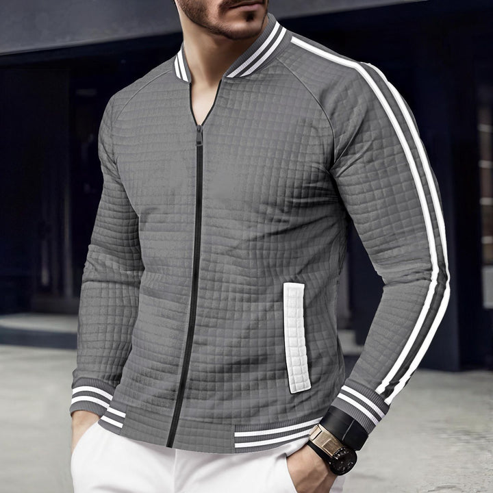 Herren sportliche Steppjacke mit modernem Schnitt und praktischen Reißverschlusstaschen Echoarchiv