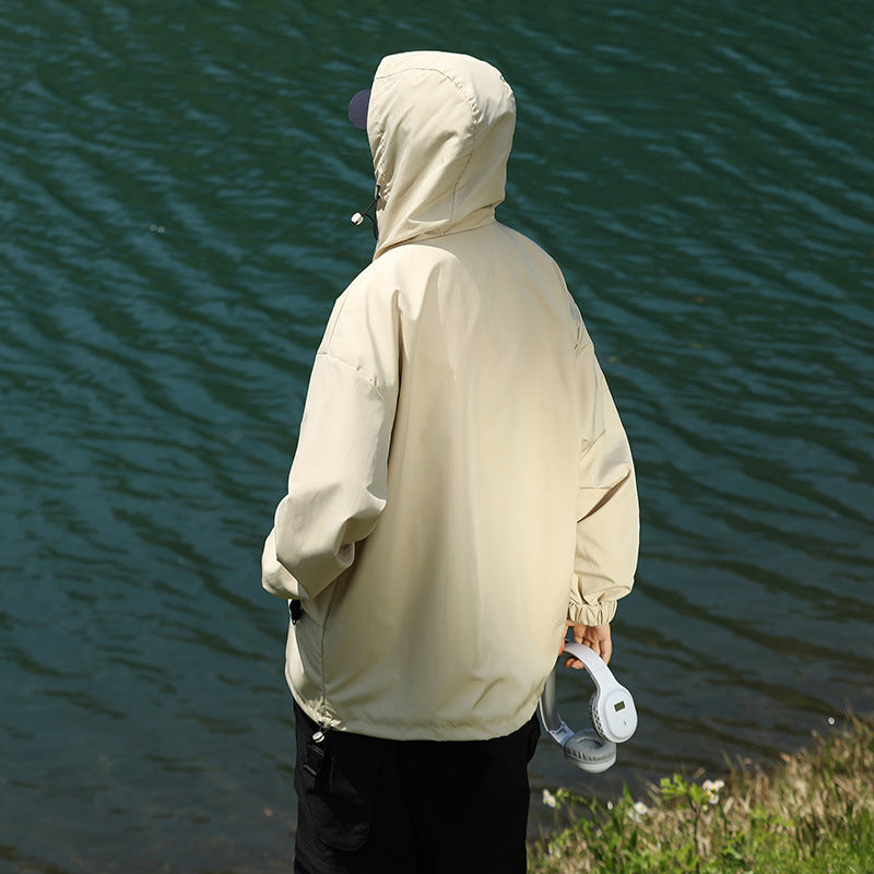 Herren Wetterfeste Outdoorjacke mit vielseitigen Taschen Echoarchiv