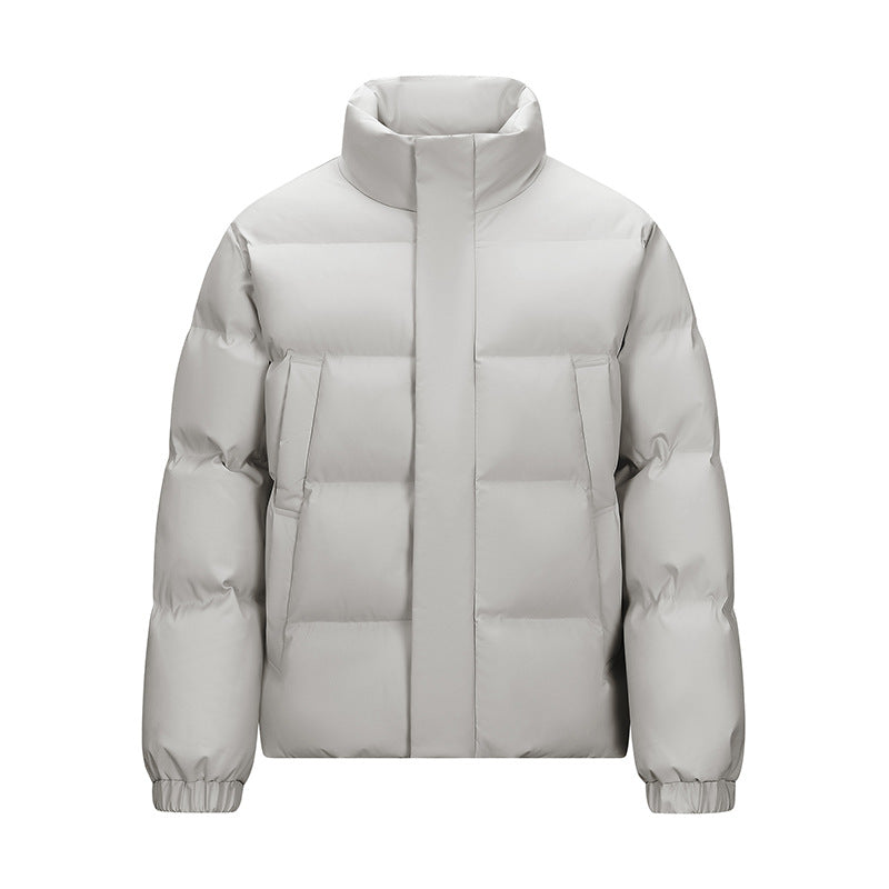 Herren Gepolsterte Steppjacke mit hohem Stehkragen und verdeckter Reißverschluss Echo Archiv