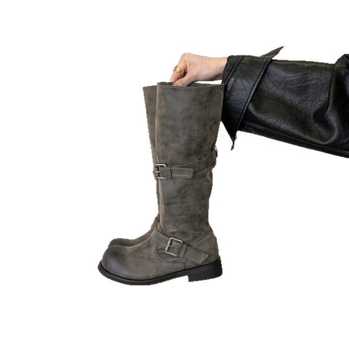 Damen Überknie-Stiefel Echo Archiv