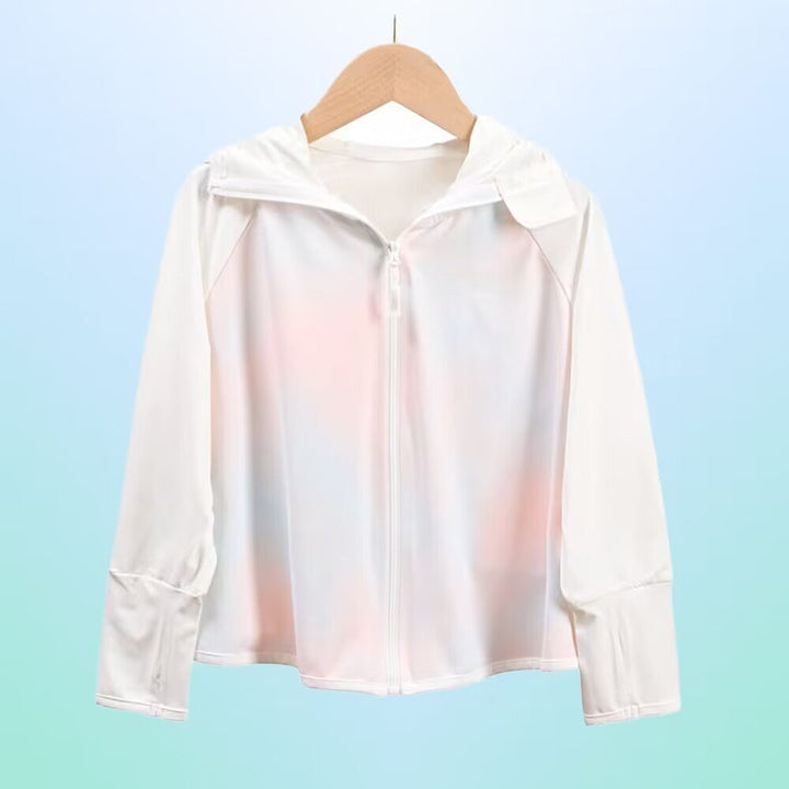 Damen Sommerliche UV-Schutzjacke mit Kapuze Echo Archiv