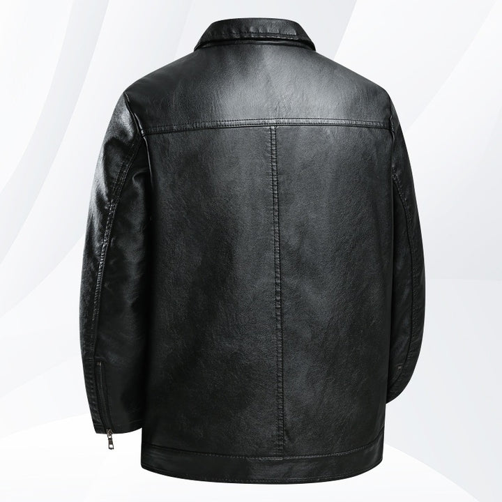 Herren Modische und elegante Lederjacke Echo Archiv