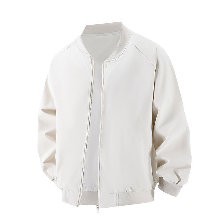 Herren Minimalistische Oversize-Bomberjacke mit Raglanärmeln, elastischem Saum & Komfortkragen Echo Archiv