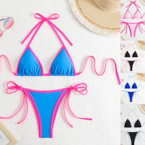 Damen Triangel-Bikini mit verstellbaren Trägern Echo Archiv
