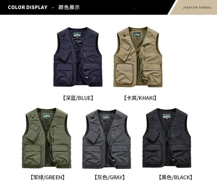 Herren Multifunktionale Outdoor-Weste Echo Archiv 1788242425