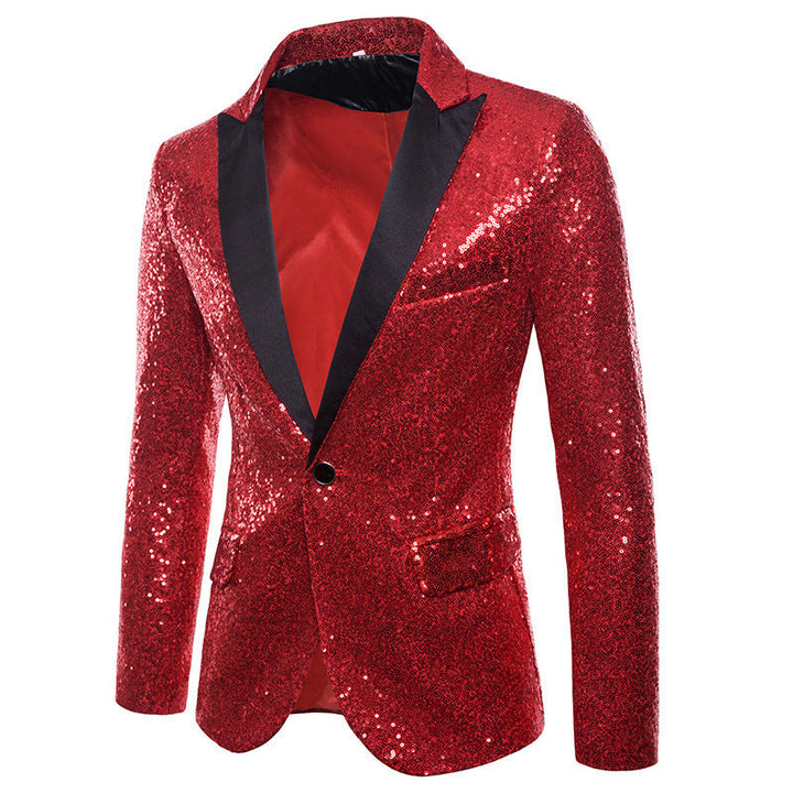 Herren Pailletten Formal Blazer Echoarchiv
