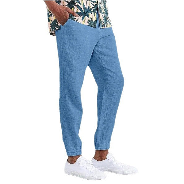 Herren Leichte Sommer-Jogginghose mit elastischem Bund und praktischen Taschen Echoarchiv