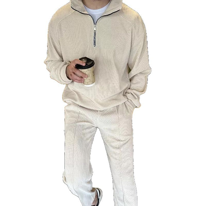 Herren Bequemer Fleece Trainingsanzug Echoarchiv