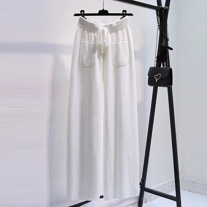 Damen Weite Jersey-Hose mit elastischem Bund und praktischen Taschen Echo Archiv