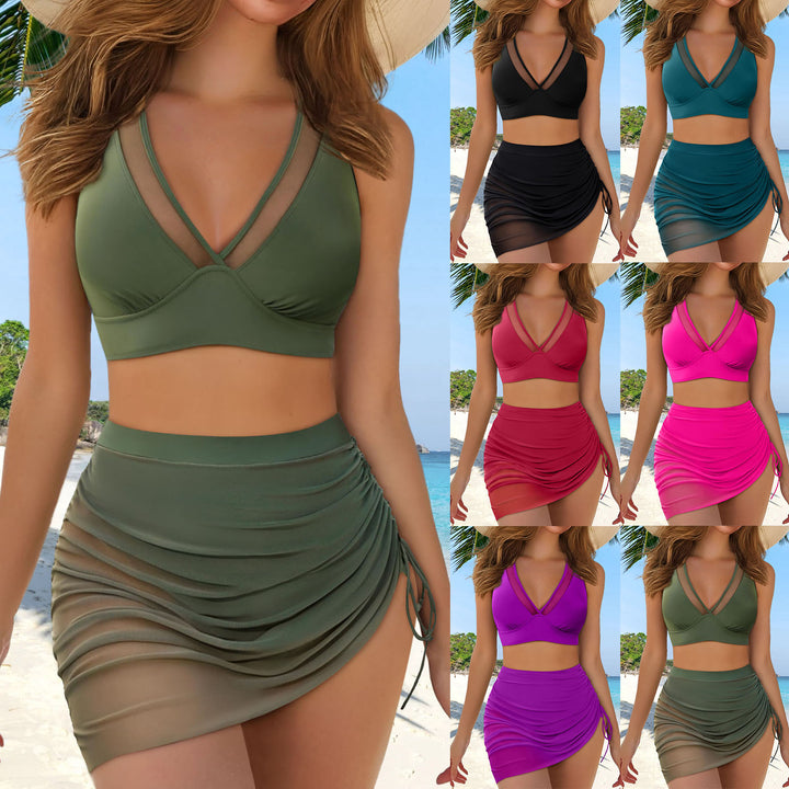Damen Sportlicher Baderock mit Crop-Top Echo Archiv