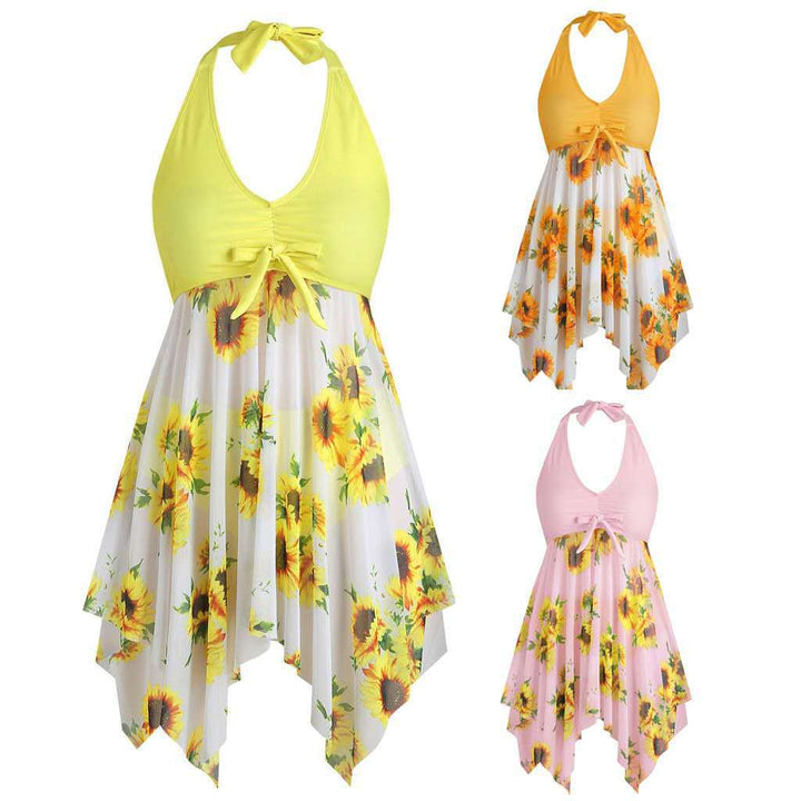 Damen Strandkleid mit verspieltem Blumendesign Echo Archiv