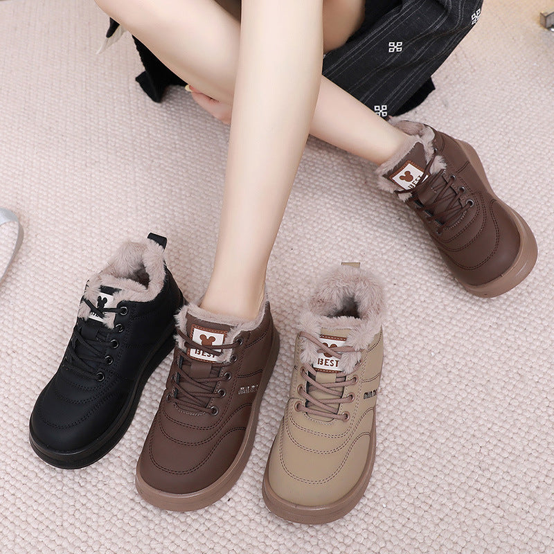Damen Wärmende High-Top SnEchoarchivkers mit kuscheligem Innenfutter und rutschfester Sohle Echoarchiv