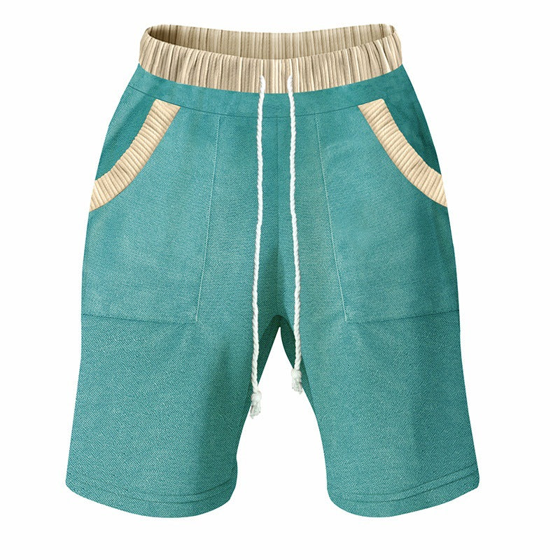 Herren Freizeit-Shorts mit elastischem Bund und praktischen Seitentaschen Echoarchiv