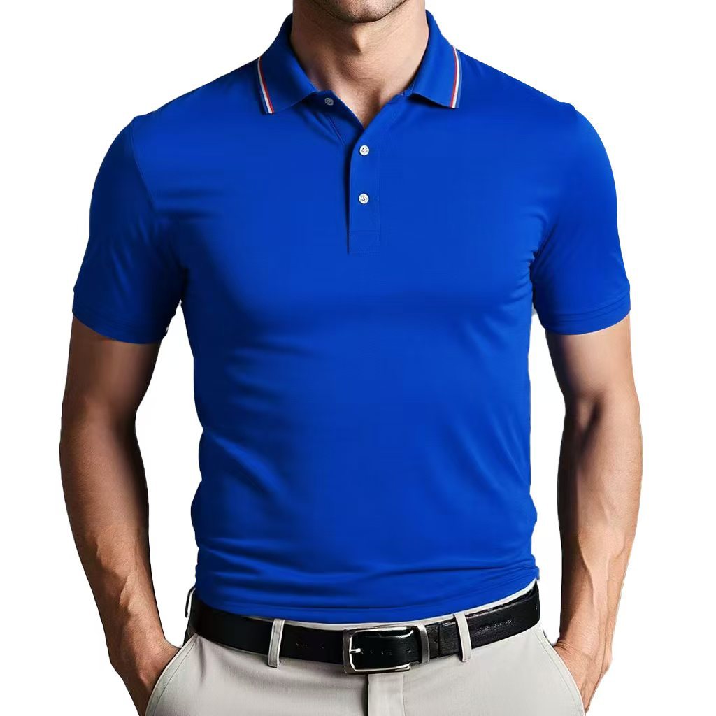 Herren Poloshirt mit farblich abgesetztem Kragen Echoarchiv
