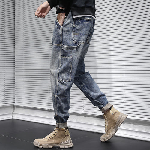 Herren Modische Cargo-Jeans Echoarchiv 1788342012