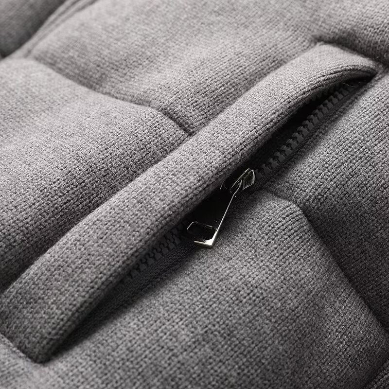 Damen Cropped wattierte Jacke mit Stehkragen und verdecktem Reißverschluss Echoarchiv