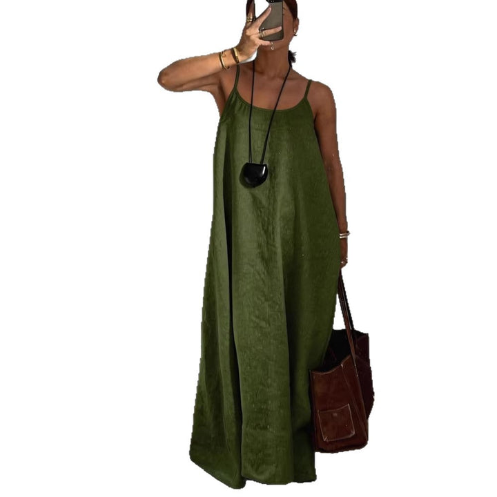 Damen Leichtes Sommerkleid mit tiefem Ausschnitt Echo Archiv