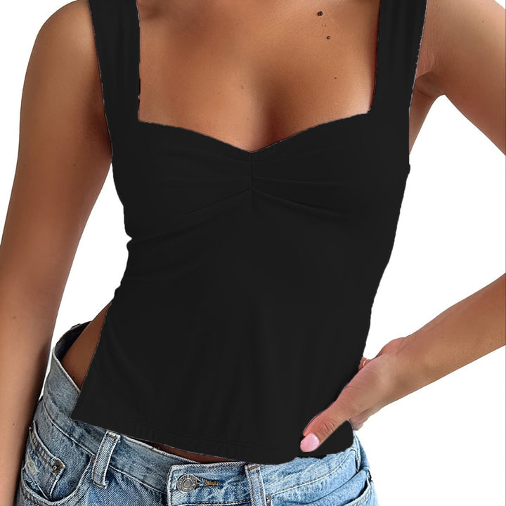 Damen Crop-Top mit quadratischem Ausschnitt Echo Archiv
