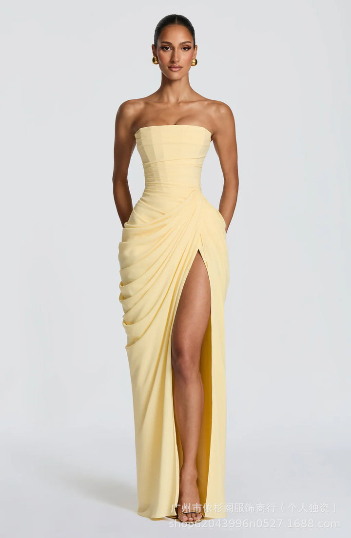 Maxikleid für Damen im Wickel-Design von Echo Archiv
