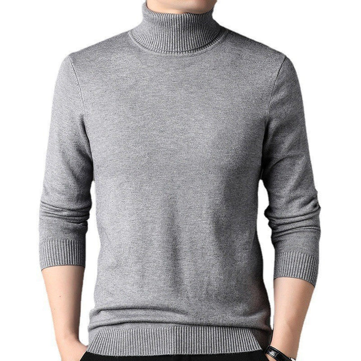 Herren figurbetonter Pullover mit Rollkragen Echoarchiv