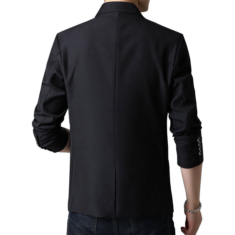 Herren Schlankes Business-Sakko mit minimalistischem Design und Stretch-Komfort – Tianoro