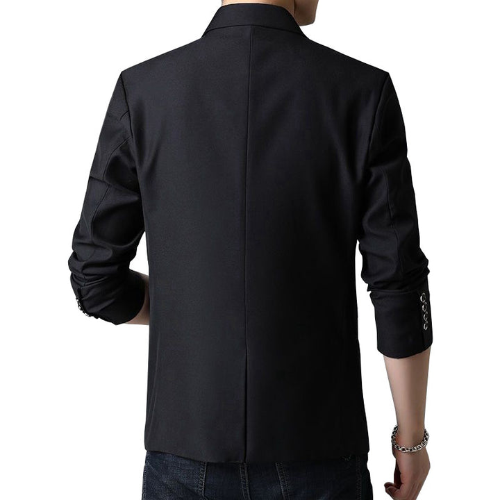 Herren Schlankes Business-Sakko mit minimalistischem Design und Stretch-Komfort – Tianoro