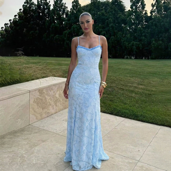 Damen Elegantes Maxikleid mit raffinierten Details Echo Archiv