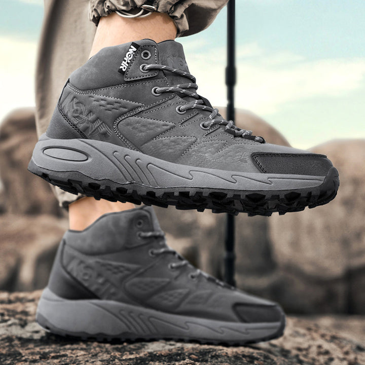 Herren nan robuster wasserabweisender Trekkingstiefel mit mittlerer Schafthöhe und rutschfester Profilsohle Echo Archiv