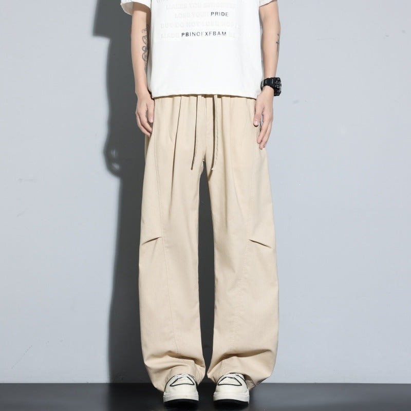 Damen Weite Lagen-Loungehose mit Cargo-Details & elastischem Tunnelzug Echoarchiv